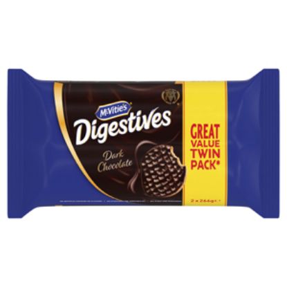 Picture of McVities Digestives Dark Choc Twin (266gx2) x6